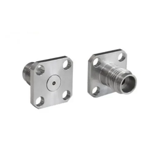 Bulgin, Jack Flange Mount Circular Coaxial Connector, Jack Screw Termination, Straight Body - RFSMAA4JCCACDD product image