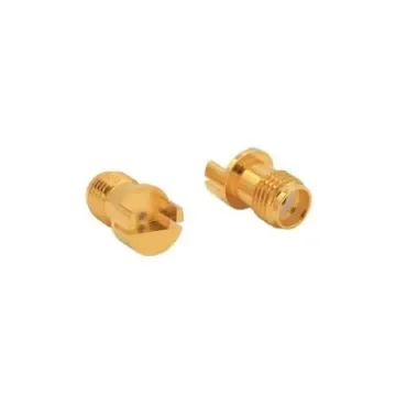 Bulgin, Jack PCB Mount Circular Coaxial Connector, Jack Screw Termination, Straight Body - RFSMACJAAA product image