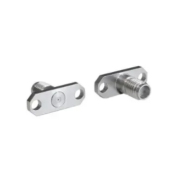 Bulgin, Jack Flange Mount Circular Coaxial Connector, Jack Screw Termination, Straight Body - RFSSMAA2JEGA product image