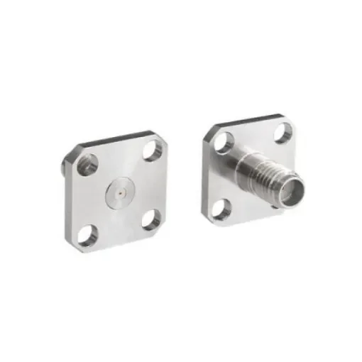 Bulgin, Jack Flange Mount Circular Coaxial Connector, Jack Screw Termination, Straight Body - RFSSMAA4JCCA product image
