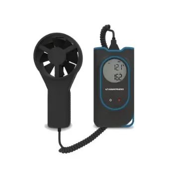 SAUERMANN. Rotary Vane Anemometer, 30m/s Max, Measures Air Flow, Air Velocity, Temperature - Si-VV3 product image