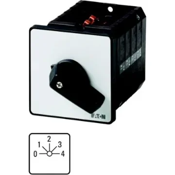 Eaton 5 Position 45° Multi Step Cam Switch, 63A, Short Thumb Grip Actuator - 044904 T5B-3-143/E product image