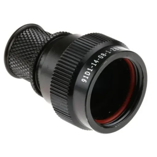 Polamco, 91Size 14 Straight Circular Connector Backshell, For Use With MIL-DTL-26482 Series I, PATT 105, PATT 603 - 91D1-14-08-1-ZB product image