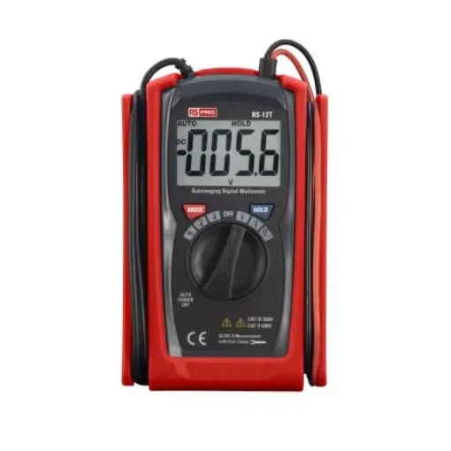 RS PRO Handheld Digital Multimeter, True RMS, 100A ac Max, 100A dc Max, 600V ac Max - 2412777 product image