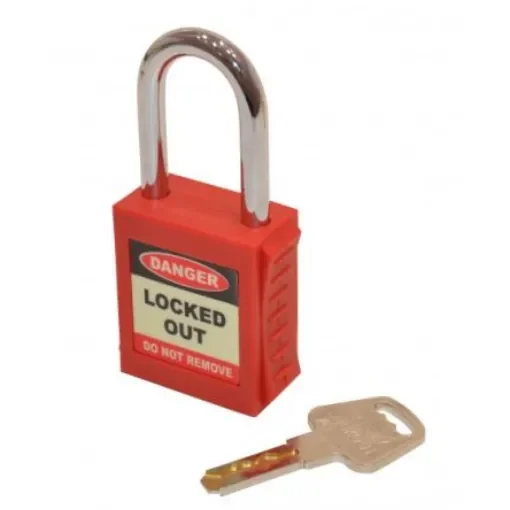 Spectrum Industrial Key Weatherproof Safety Padlock, 6mm Shackle - S2195 product image