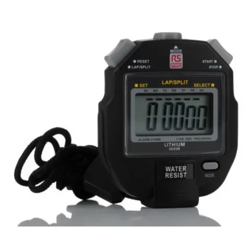 RS PRO Black Digital Pocket Stopwatch 23h 59min 59s - 2413114 product image