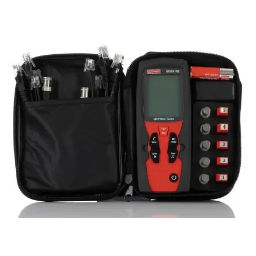 RS PRO RSVDV-100 Cable Tester RJ11, RJ12, RJ45 - 2413189 product image