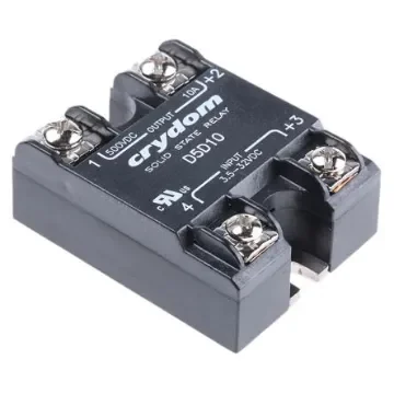 Sensata Crydom 1-DC Series Solid State Relay, 10 A Load, Surface Mount, 385 V dc Load, 32 V Control - D5D10 product image
