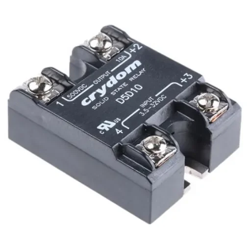 Sensata Crydom 1-DC Series Solid State Relay, 10 A Load, Surface Mount, 385 V dc Load, 32 V Control - D5D10 product image