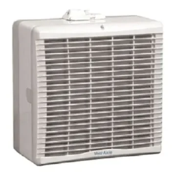 Vent-Axia TX7WW T-Series Rectangular Window Mounted Extractor Fan, 305 m³/h, 395 m³/h, 485 m³/h, 37dB(A), Standard product image