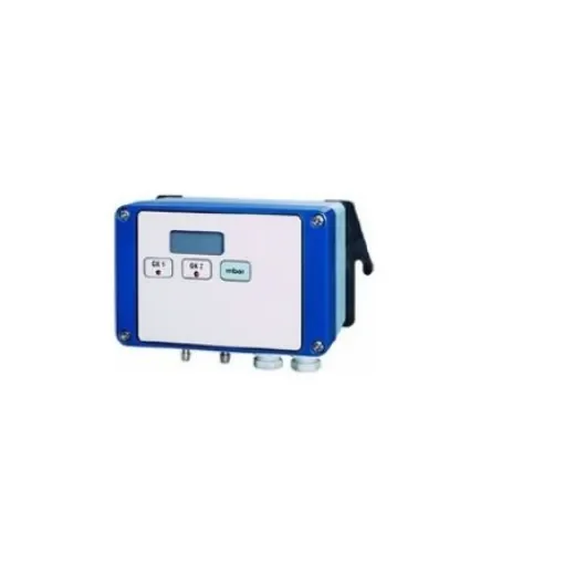 Jumo 4304 Series Pressure Sensor, 0bar Min, 10mbar Max, Relay Output, Differential, Gauge, Vacuum Reading - 404304/000-408-405-27-298 product image