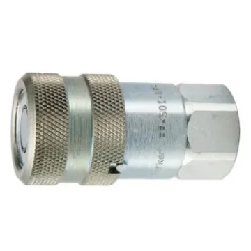 Parker Steel Female Hydraulic Quick Connect Coupling, G 1/2 Female - FEM-501-8FB product image