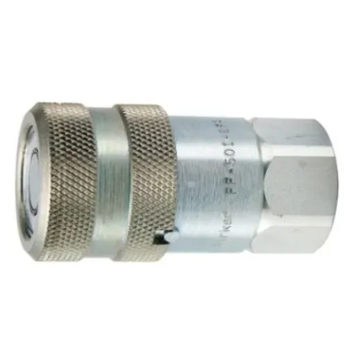 Parker Steel Female Hydraulic Quick Connect Coupling, G 1/2 Female - FEM-501-8FB product image