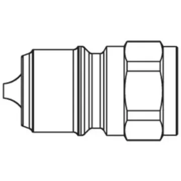 Parker Brass, Steel Female Hydraulic Quick Connect Coupling, G 1 Female - 10020 product image