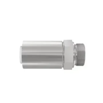 Parker Crimped Hose Fitting 1 in Hose to BSP 1 x 11 in Male, 1D977-16-16 product image