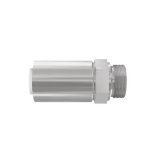 Parker Crimped Hose Fitting 1 in Hose to BSP 1 x 11 in Male, 1D977-16-16 product image
