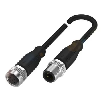 BALLUFF Straight Female M12 to Straight Male M12 Sensor Actuator Cable, 3m - BCC039N product image
