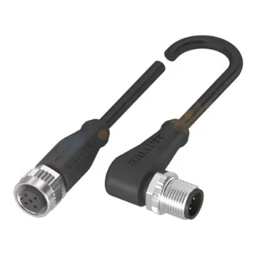 BALLUFF Straight Female M12 to Right Angle Male M12 Sensor Actuator Cable, 5m - BCC03A0 product image