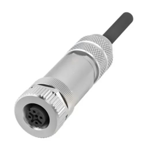 BALLUFF Circular Connector, 4 Contacts, Cable Mount, M12 Connector, Socket, IP67 - BCC03Y1 product image