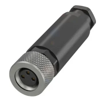 BALLUFF Circular Connector, 3 Contacts, Cable Mount, M8 Connector, Socket, IP67 - BCC06Z1 product image