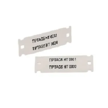 HellermannTyton TIPTAG5 Mounting clamp Cable Marker, White, Pre-printed "TIPTAG5 HT", 556-81500 product image