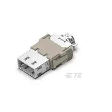 TE Connectivity Heavy Duty Power Connector, 2.2A, Male, HDC HMN Series, 32 Contacts - T2111322101-001 product image