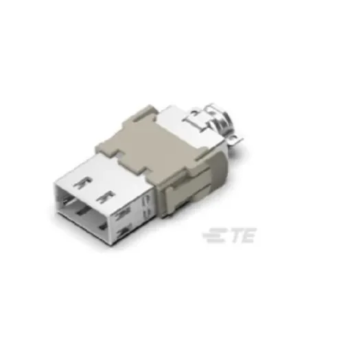 TE Connectivity Heavy Duty Power Connector, 2.2A, Male, HDC HMN Series, 32 Contacts - T2111322101-001 product image