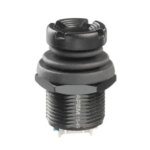 APEM 3 Axis-Axis Joystick Switch Castle, Momentary, IP67, IP69K 12V dc - NVH1D1C0CPMS product image
