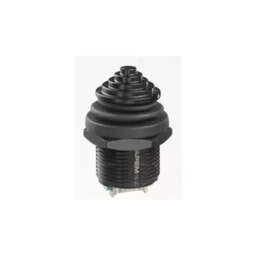 APEM 3-Axis Joystick Switch Conical, Momentary, IP67, IP69K 12V dc - NVH2D1C1CP2S product image