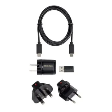 Brady M211 Handheld Label Printer AC Adapter, 19.05mm Max Label Width, Euro Plug, UK Plug, US Plug - M211-EU-UK-US-AC product image
