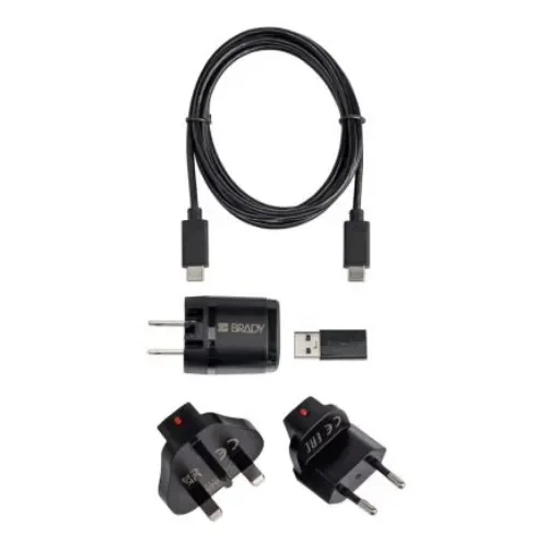 Brady M211 Handheld Label Printer AC Adapter, 19.05mm Max Label Width, Euro Plug, UK Plug, US Plug - M211-EU-UK-US-AC product image