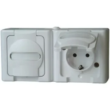 Kopp White Plug Socket, 16A - 1312.0200.3 product image