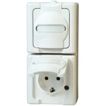 Kopp White Plug Socket, 16A - 1314.0200.9 product image