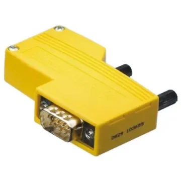 ERNI 9 Way Right Angle Cable Mount D-sub Connector Plug - 103659 / 103659-E product image