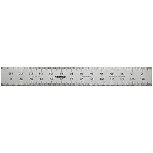 Mitutoyo 150mm Steel Metric Ruler - 182-111 product image