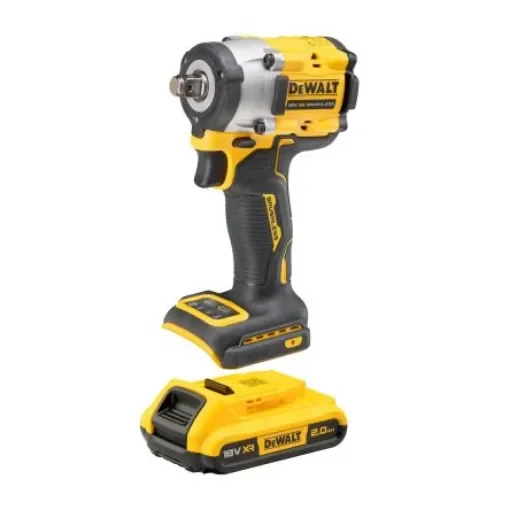 DeWALT 1/2 in 18V, 2Ah Impact Wrench, Euro Plug - DCF921D2T-QW product image