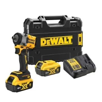 DeWALT 1/2 in 18V, 5Ah Impact Wrench, Euro Plug - DCF922P2T-QW product image