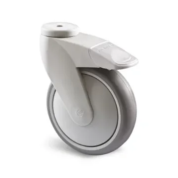 Guitel Hervieu Braked Swivel Castor Wheel, 100kg Capacity, 125mm Wheel - 302237 product image