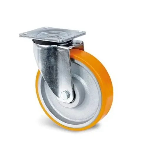 Guitel Hervieu Swivel Castor Wheel, 800kg Capacity, 250mm Wheel - UP5RA250-23BM product image