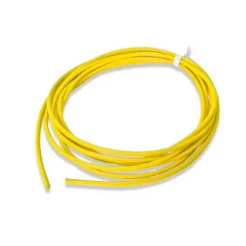 Mueller Electric Coolflex45 Series Yellow 5.26 mm² Hook Up Wire, 10 AWG, 1064, 3.05m, Silicone Insulation, WI-M-10-10-4 product image