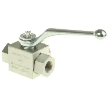 RS PRO Steel Hydraulic Ball Valve G 3/8 - 2431800 product image