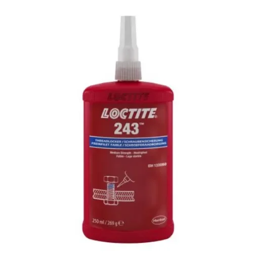 Loctite Loctite 243 Blue Threadlocking Adhesive, 250 ml - LOCTITE 243 BO 250ML EGFD product image