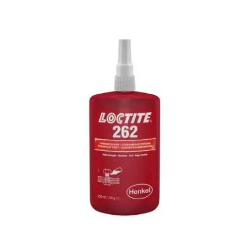 Loctite Loctite 262 Red Threadlocking Adhesive, 250 ml - LOCTITE 262 BO 250ML EGFD product image