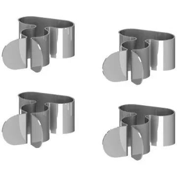 Siemens Silver Aluminium C Clamp, 12mm Max. Bundle - 3LD9228-1G product image