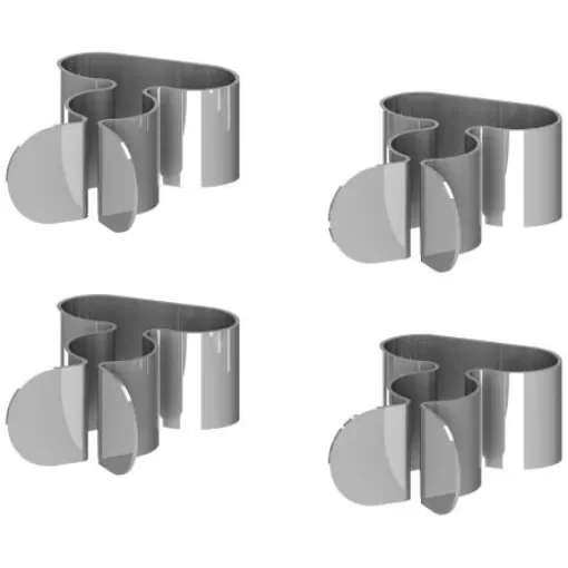 Siemens Silver Aluminium C Clamp, 12mm Max. Bundle - 3LD9228-1G product image