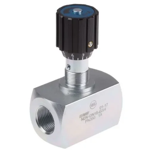 RS PRO Inline Mounting Hydraulic Flow Control Valve, G 3/4, 350bar, 175L/min - 2435559 product image