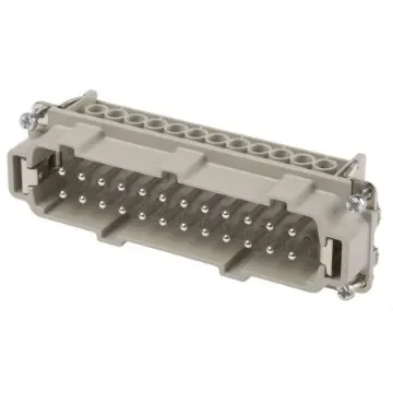 EPIC Heavy Duty Power Connector Insert, 16A, Male, H-BE Series, 48 Contacts - 10196000+10204000 product image