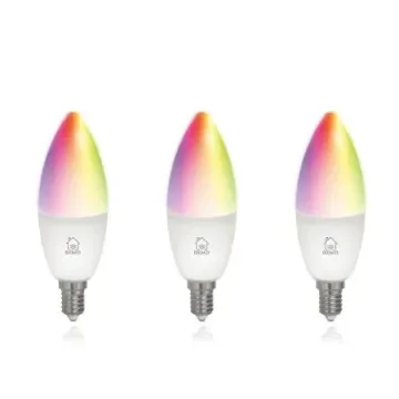 Deltaco 5 W E14 Smart Bulb Smart Bulb, Cool White, RGB, Warm White - SH-LE14RGB-3P product image
