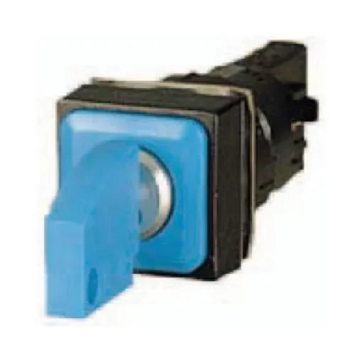 Eaton 3-position Key Switch Head, Momentary, 16mm Cutout - 046368 Q18S3-BL product image