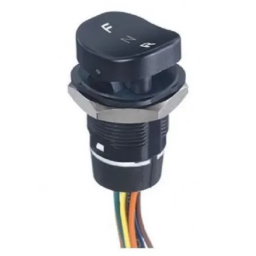 APEM Illuminated SPDT, On-On-On Rocker Switch Panel Mount - FNRCF4FSS2N2XWRX53XPM product image